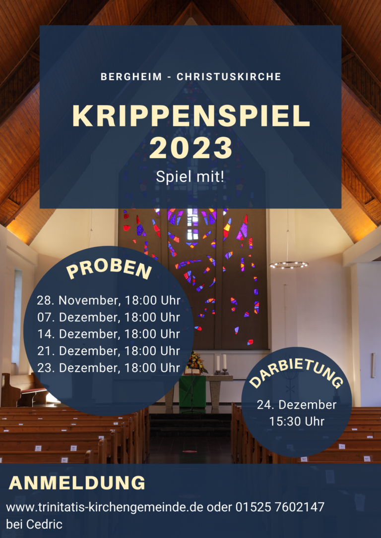 Read more about the article Anmeldung Krippenspiel 2023