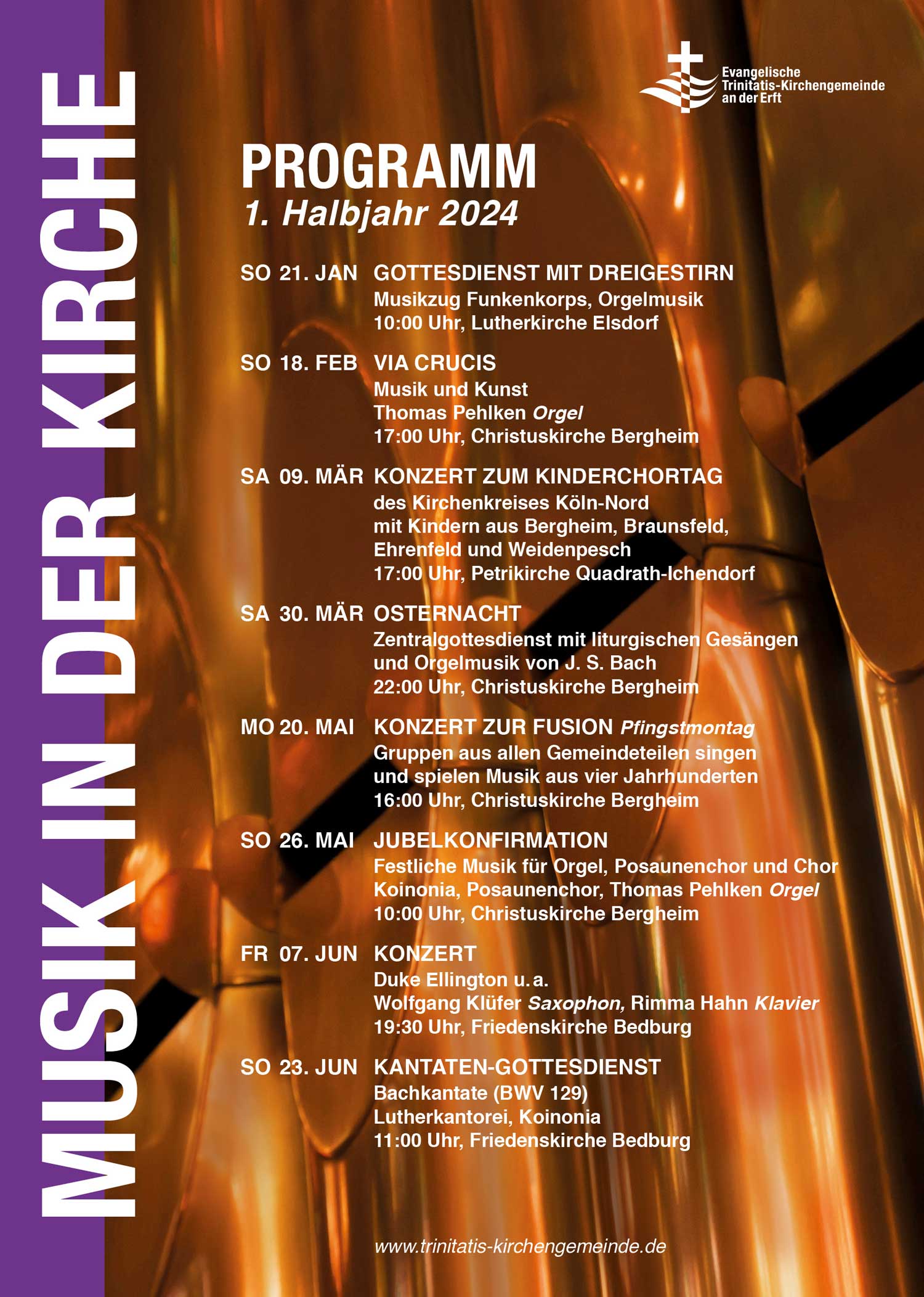 Mehr über den Artikel erfahren Musikprogramm im 1. Halbjahr 2024
