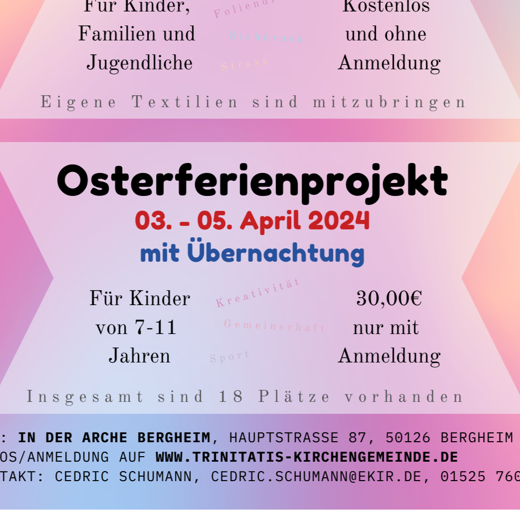 Read more about the article Kinder Osterferienprojekt 2024