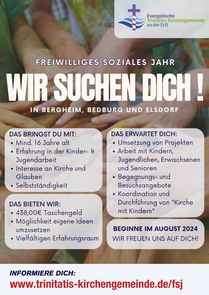 Freiwilliges Soziales Jahr – Trinitatis Kirchengemeinde an der Erft