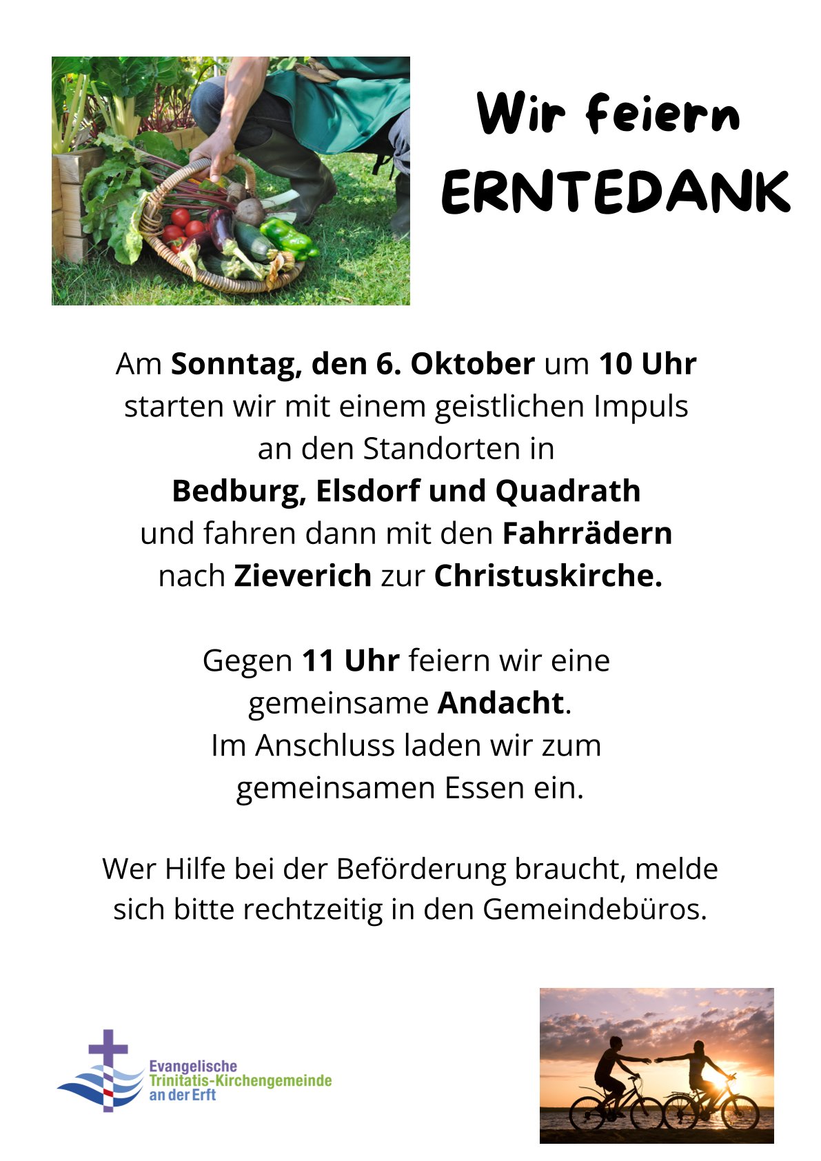 Mehr über den Artikel erfahren Wir feiern ERNTEDANK
