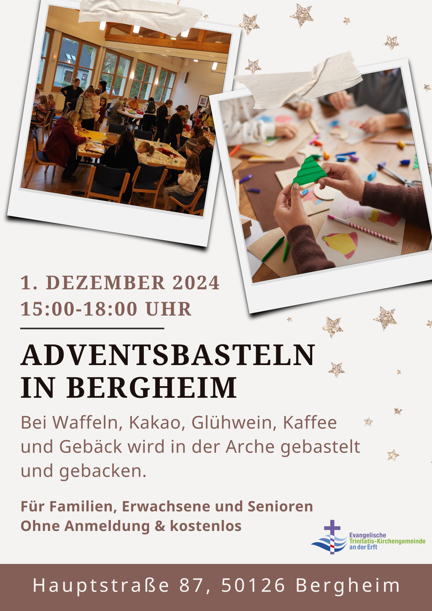 Mehr über den Artikel erfahren Adventsbasteln in Bergheim