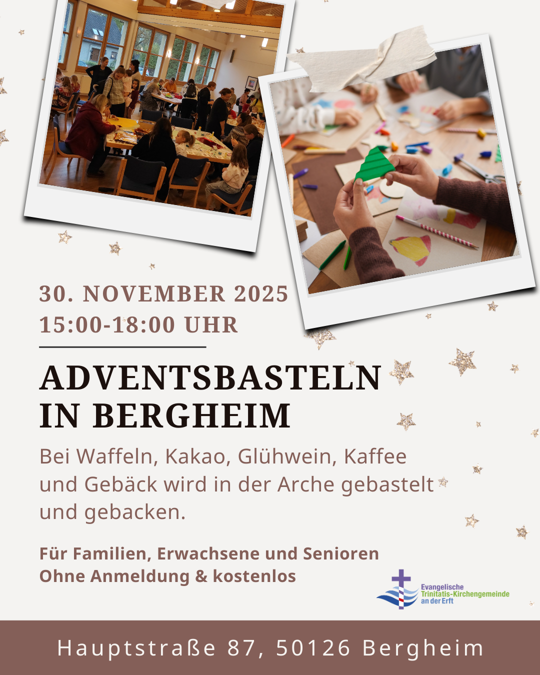 Mehr über den Artikel erfahren ✨ Adventsbasteln in der Arche